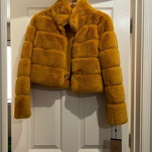 Faux fur jacket